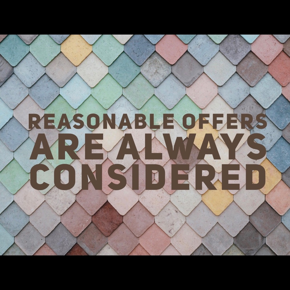 Reasonable offers